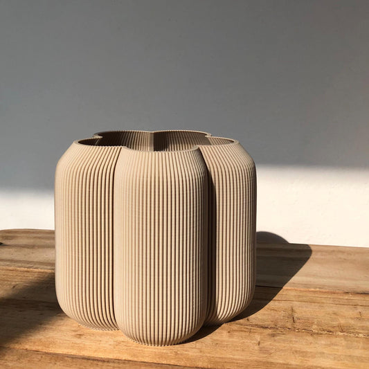 Caribe Pot - Moderne Vase / Blumentopf innen / Deko Innen / Geschenk / Büro / Schreibtischdeko