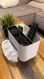 3D-gedruckter Wohnzimmer-Organizer / Fernbedienung / Taschentuchbox