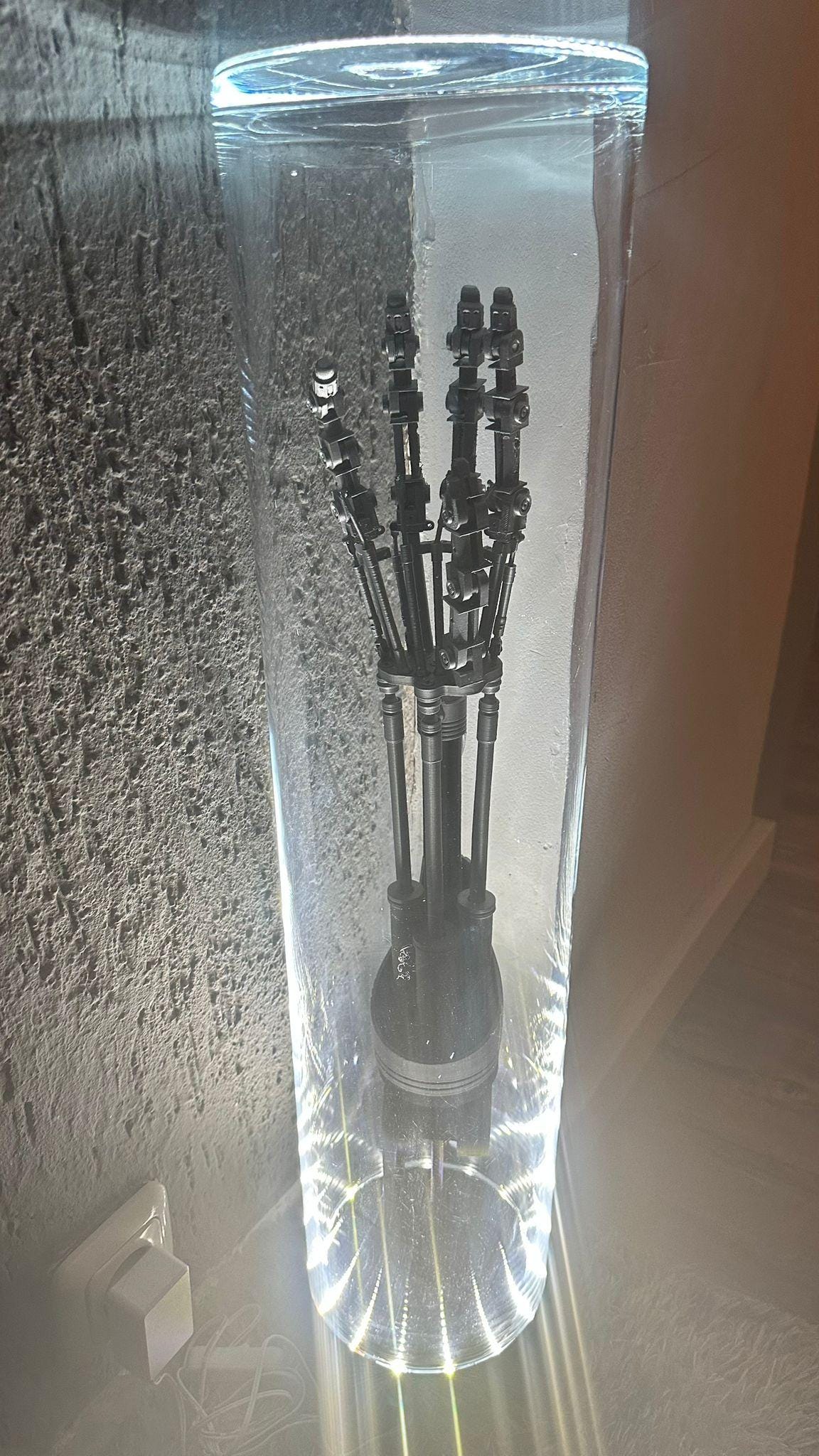 Terminatorlampe T2-T800 - Endoskelett