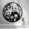 2d Wanddeko Pandabär / Wall Art
