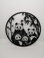 2d Wanddeko Pandabär / Wall Art