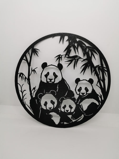 2d Wanddeko Pandabär / Wall Art