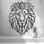 2d Wanddeko Löwe / Lion / Wall Art