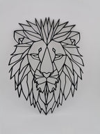 2d Wanddeko Löwe / Lion / Wall Art