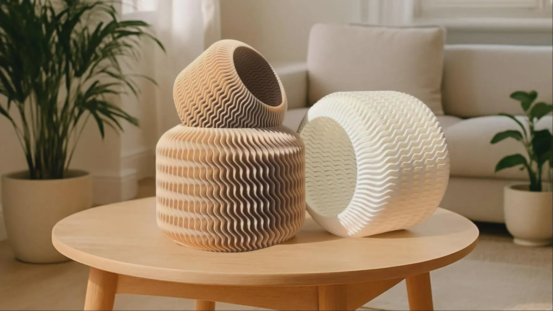 Malibu Pot • 3D Druck • Individuell gestaltbar in 7 Größen • Übertopf (Kopie)